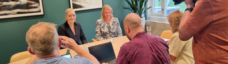 Emilie Enger Mehl og Siri Teigum
