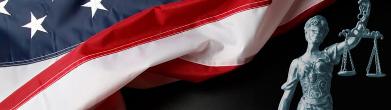 Invitasjon med bildet av USA i bakgrunnen