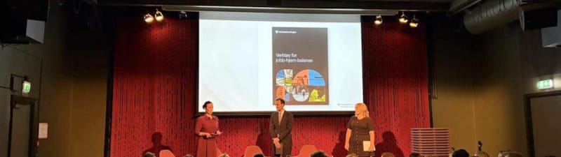 Sal på Litteraturhuset i Oslo fra lansering av rapport